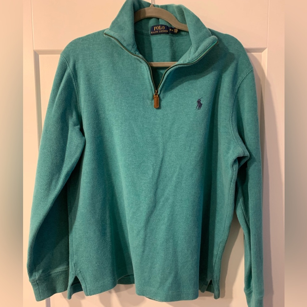 Teal Polo Ralph Lauren Men’s Pullover Sweater - Size M